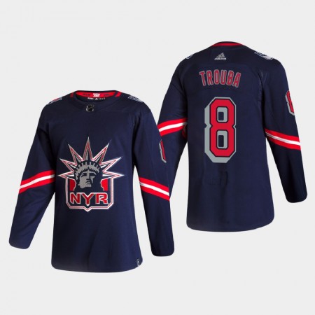 Herren Eishockey New York Rangers Trikot Jacob Trouba 8 2020-21 Reverse Retro Authentic
